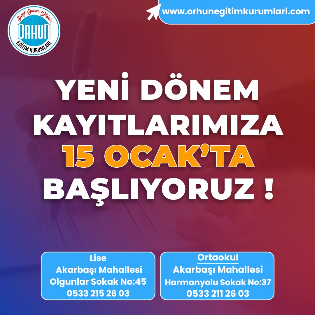 Ara siniflar ders saatleri